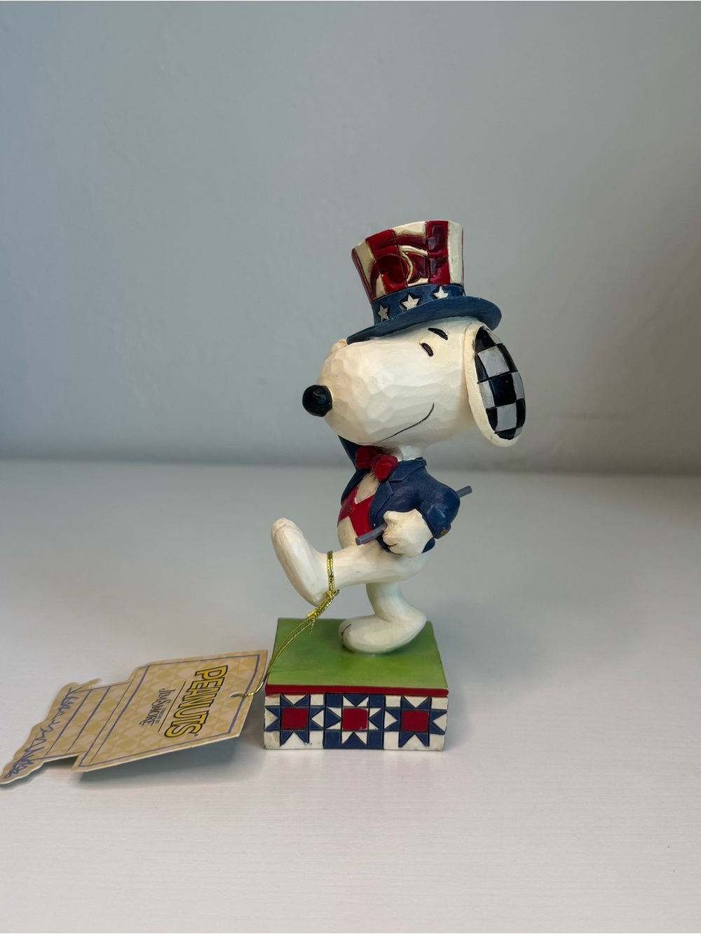 Jim Shore Peanuts Snoopy Marching With Glory Figurine 6011949 Patriotic
